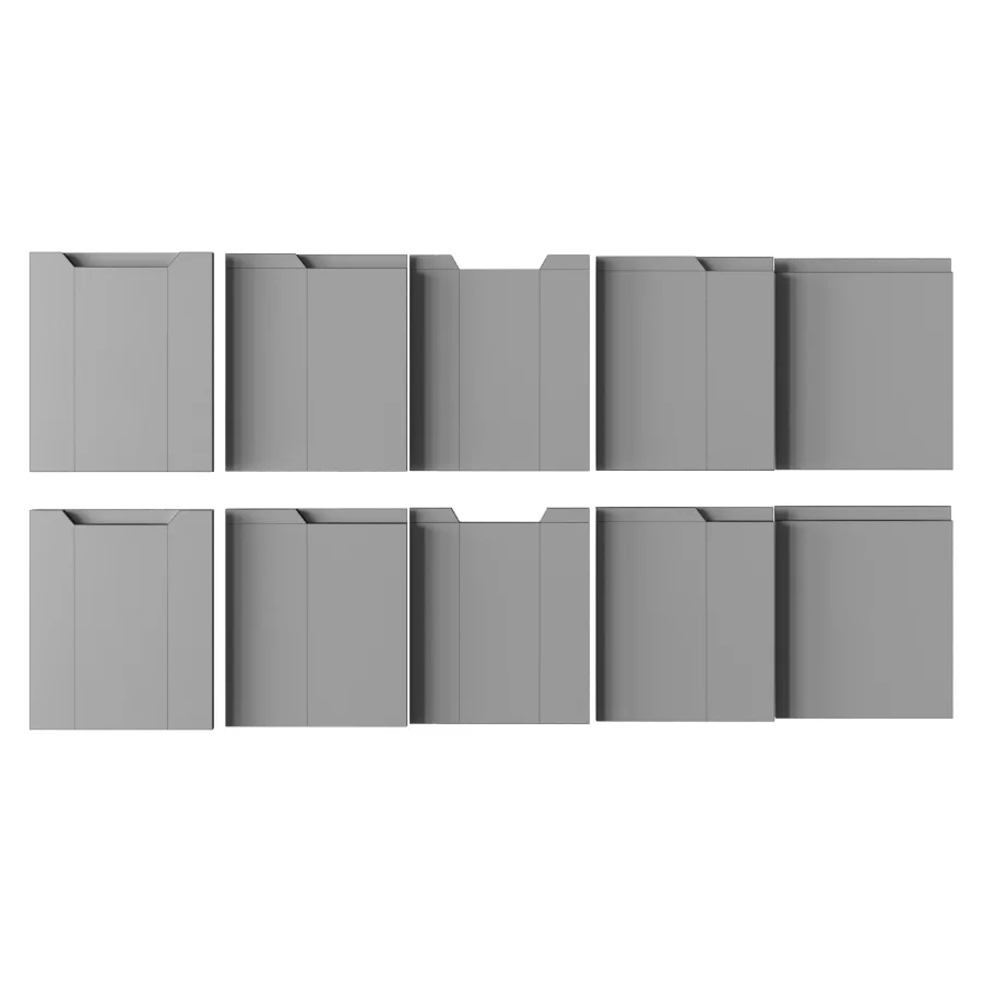 Modern Kitchen Fronts with Integrated Handle Image 3