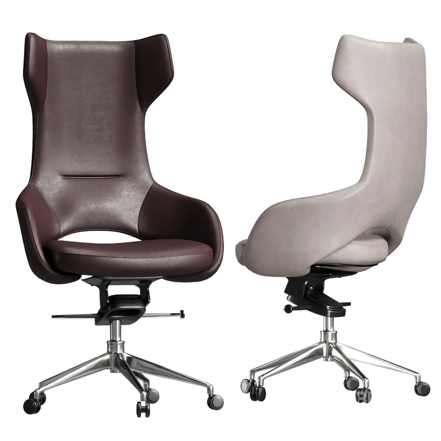 Cosmo High Back Swivel Executive Chair Black Image 1
