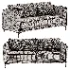 Rae Genuine Upholstered Sofa - Thumbnail 4