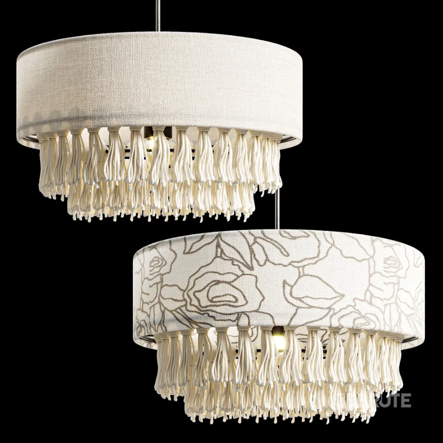 Bohemian Hemp Rope Tassel Chandelier Image 6