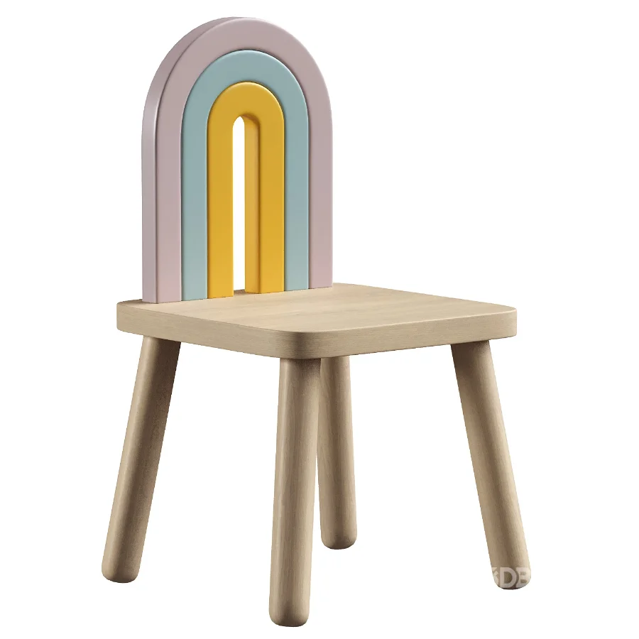 Rainbow Kids Chair Image 3