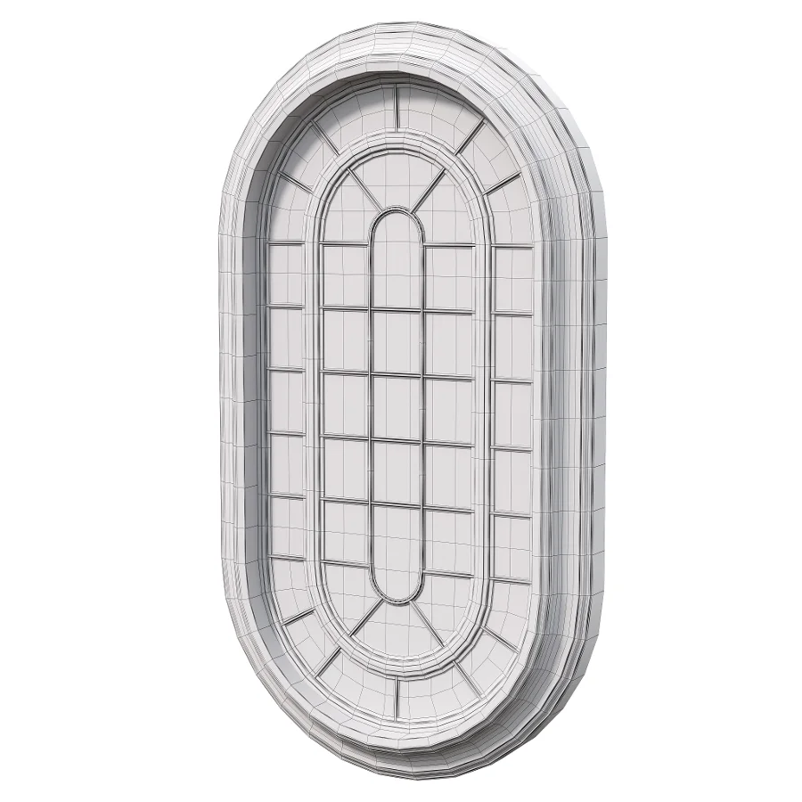 Architectural Classic Window 3D Model 16 Image 3