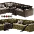 Retreat 3 Piece L Shaped Sectional Sofa - Thumbnail 1