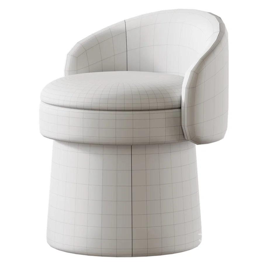 Ocotea Home Vanity Stool Image 7