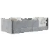 Cozy Ivory Boucle Low Profile Kids Bed - Thumbnail 1