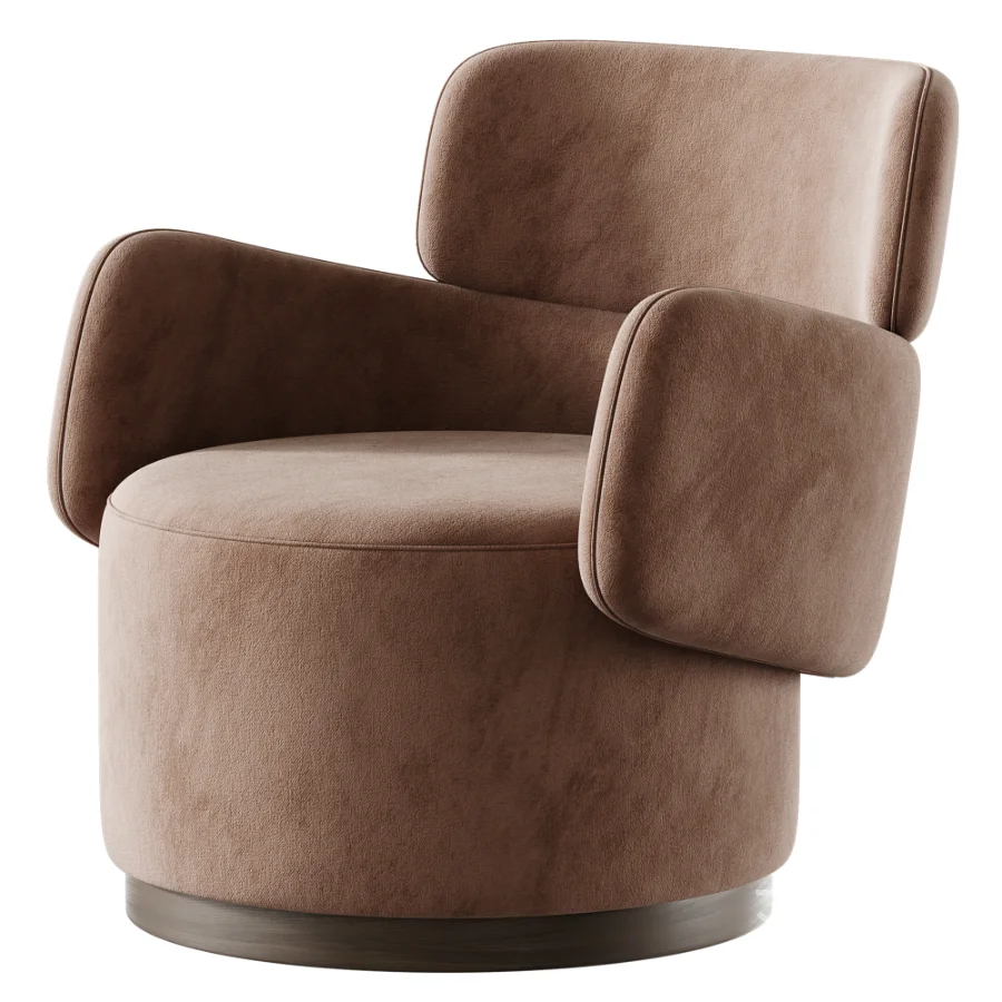 Boris soft enveloping armchair Image 3