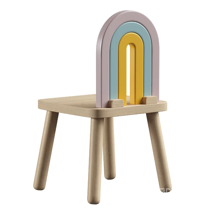 Rainbow Kids Chair Image 6