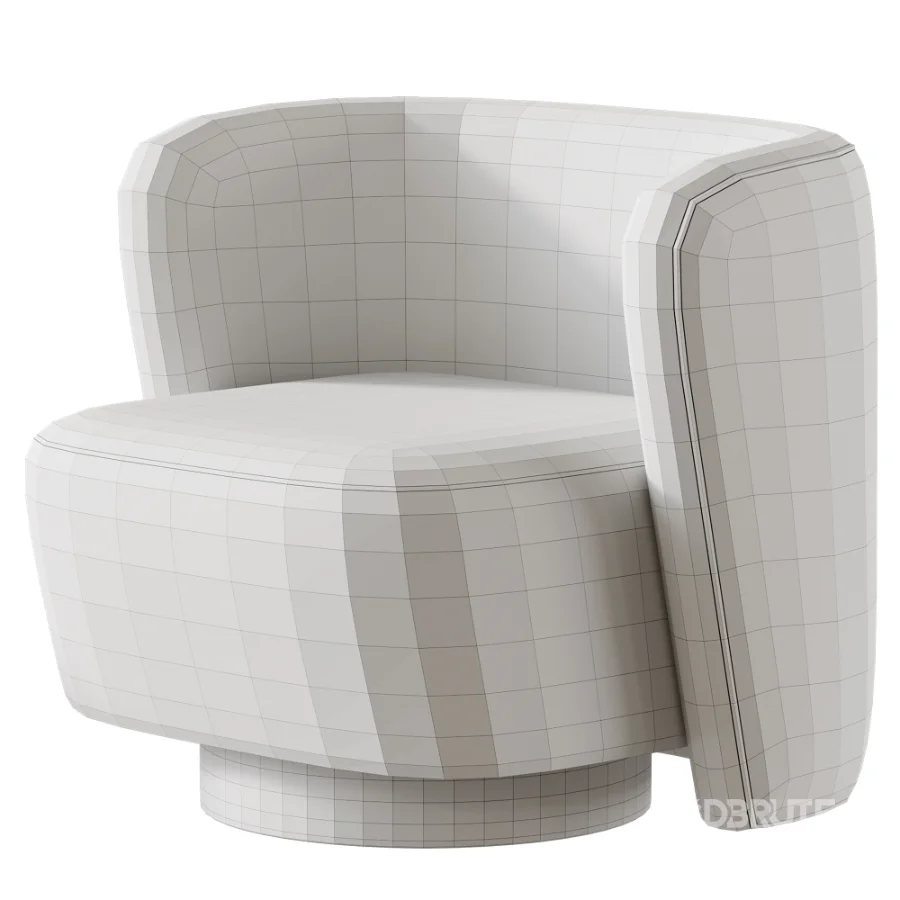 Swivel Lounge Chair by Juliana Lima Vasconcellos Image 4
