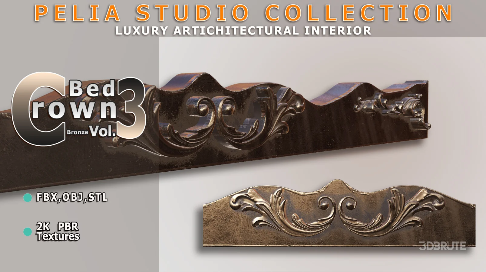 BedCrown-3-Bronze Image 1