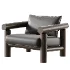 Oxford Wood Armchair - Thumbnail 4