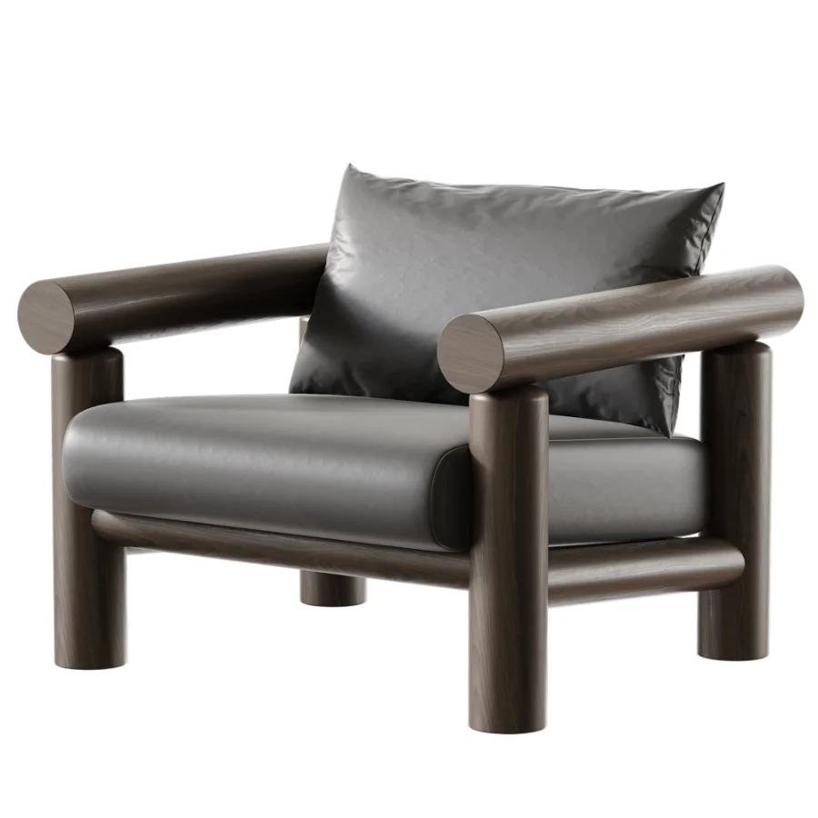 Oxford Wood Armchair Image 4