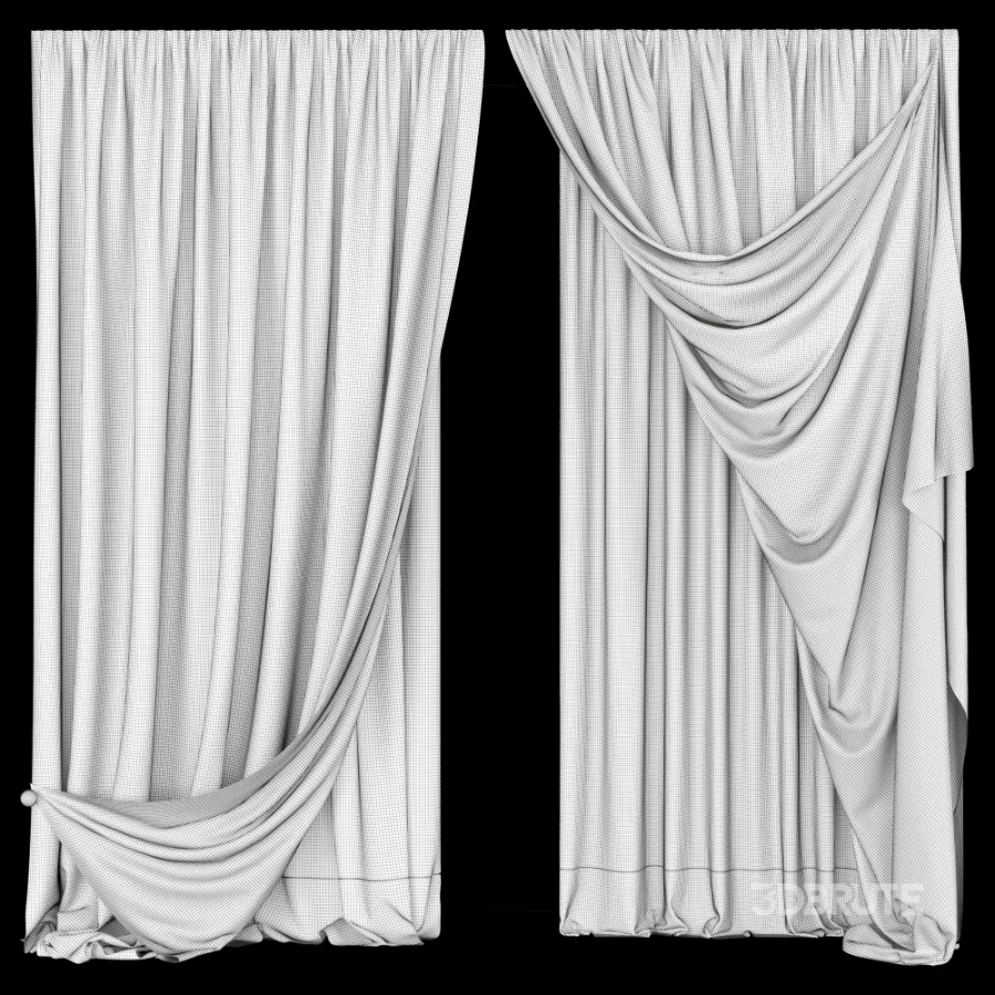 Silk and Cotton Curtain Set 128 Image 5