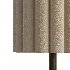 Folia walnut wood and scalloped natural linen floor lamp - Thumbnail 3