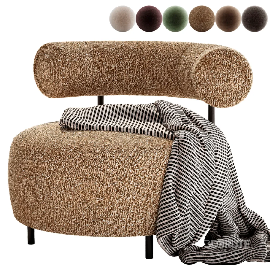 Naduvi Miley Velvet Right Cremekleurig Sofa Image 7