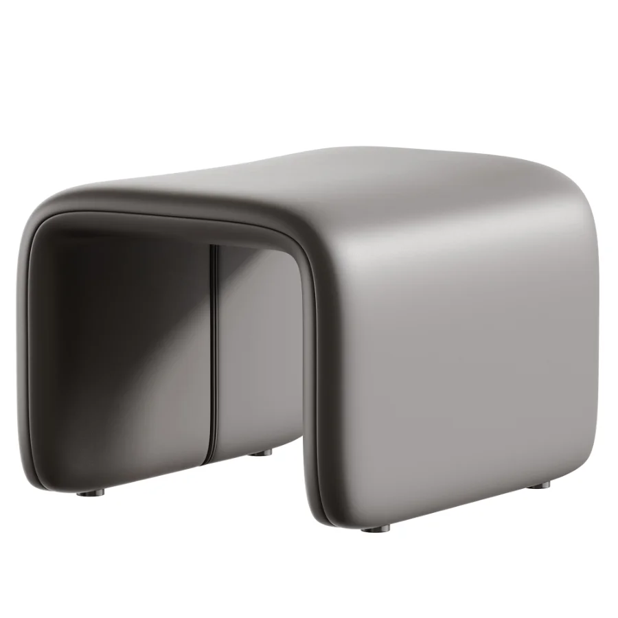 Etcetera Footstool Creme White Image 2