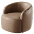 Gwyneth Ivory Boucle Swivel Chair by goop - Thumbnail 5