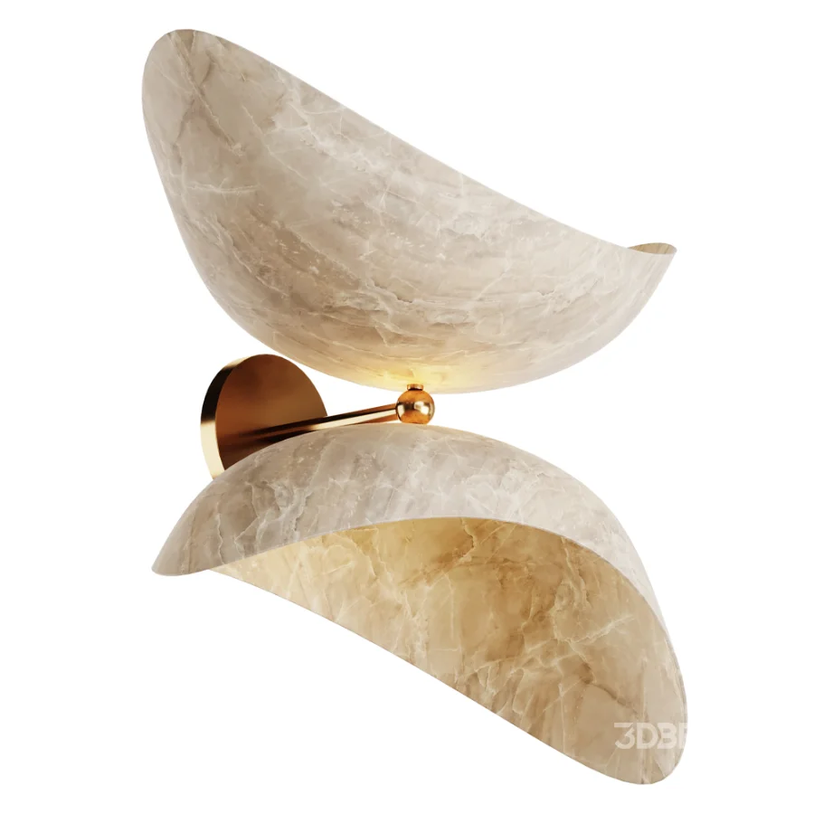 Elegant sculptural wall light Image 4