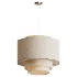 Rejuvenation Tiered Linen Drum Nickel Pendant - Thumbnail 1
