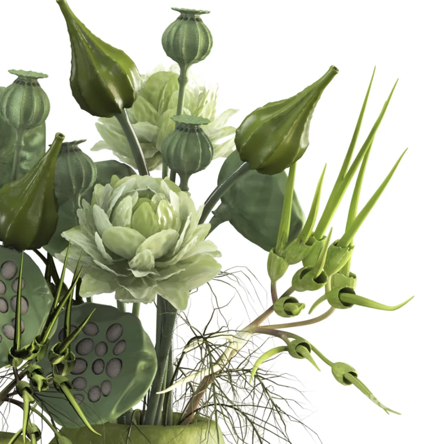 Verdelle Botanical Vase Set 059 Image 5