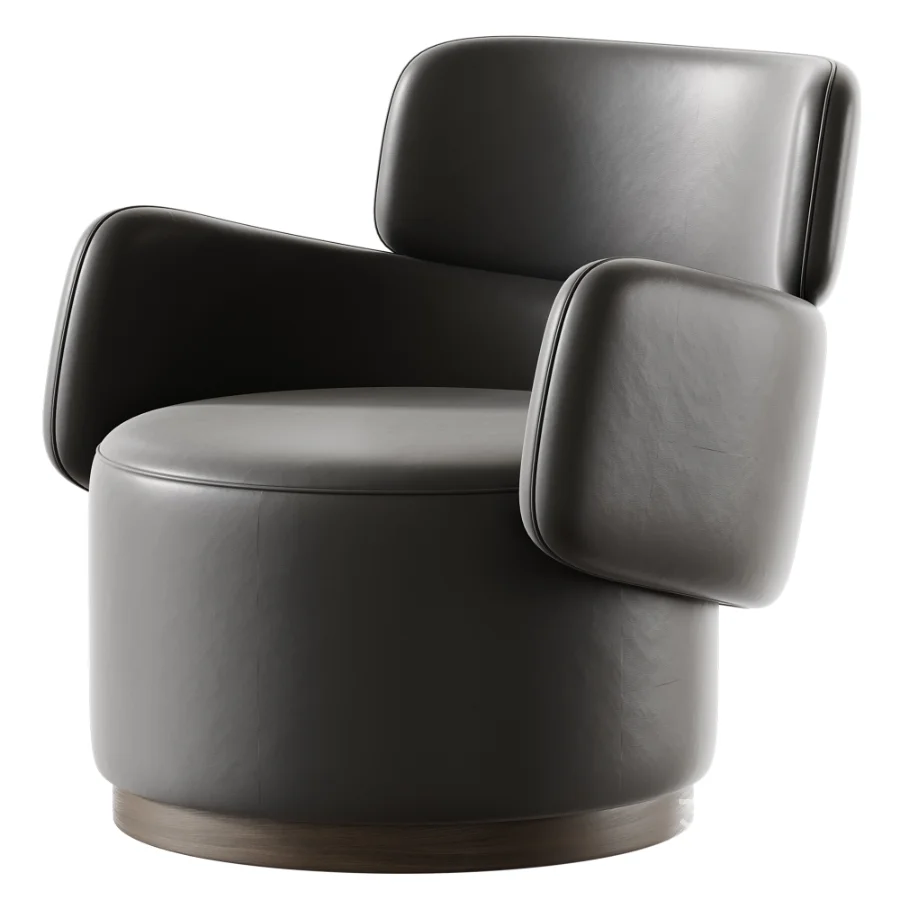 Boris soft enveloping armchair Image 4
