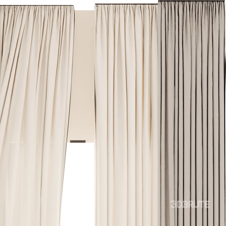 Silk and Cotton Curtain Set 132 Image 5