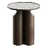 Stigido Round walnut Side table BY AMPM - Thumbnail 4