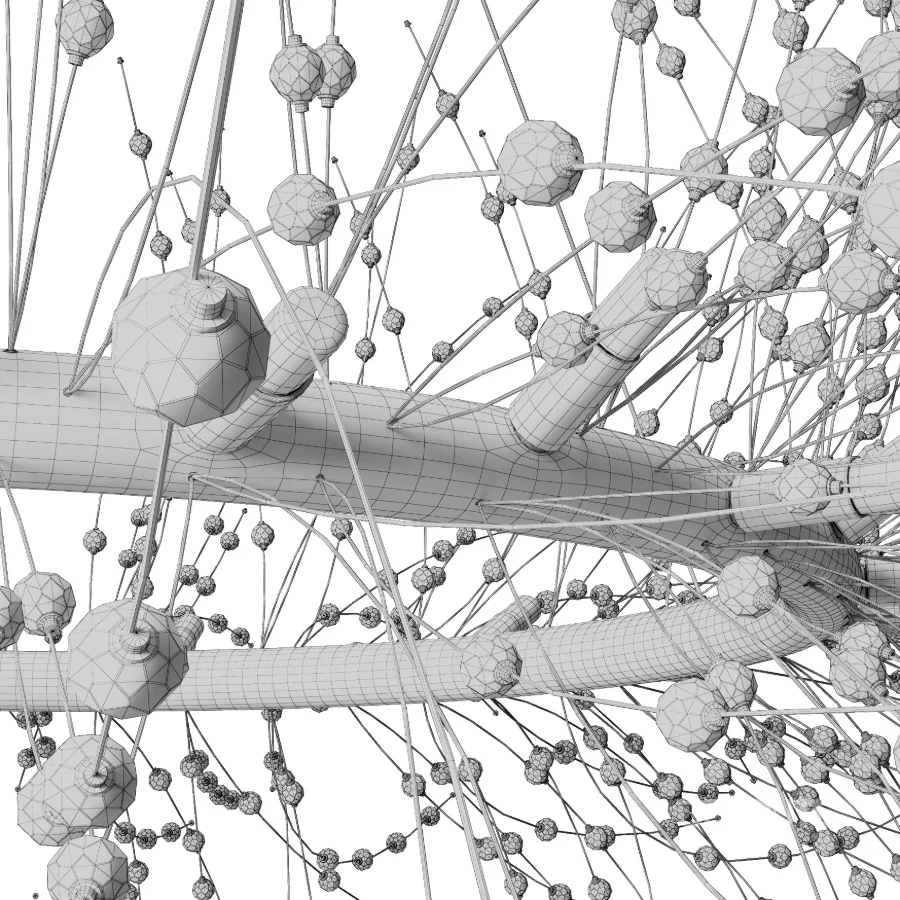 Modern light crystal chandelier Image 4