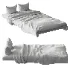 Bedding Set with Pillows and Duvet - Thumbnail 1