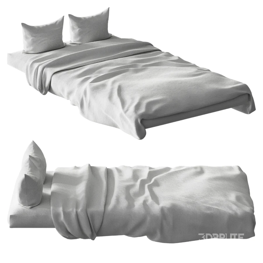 Bedding Set with Pillows and Duvet Image 1
