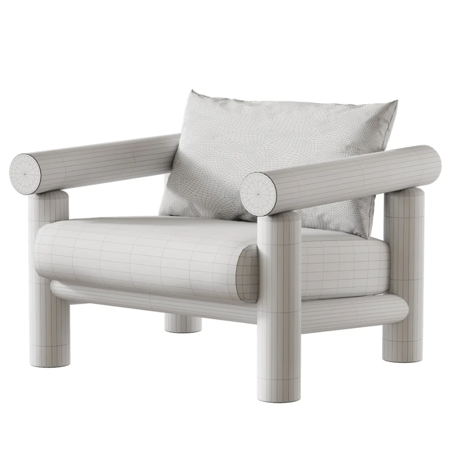 Oxford Wood Armchair Image 5