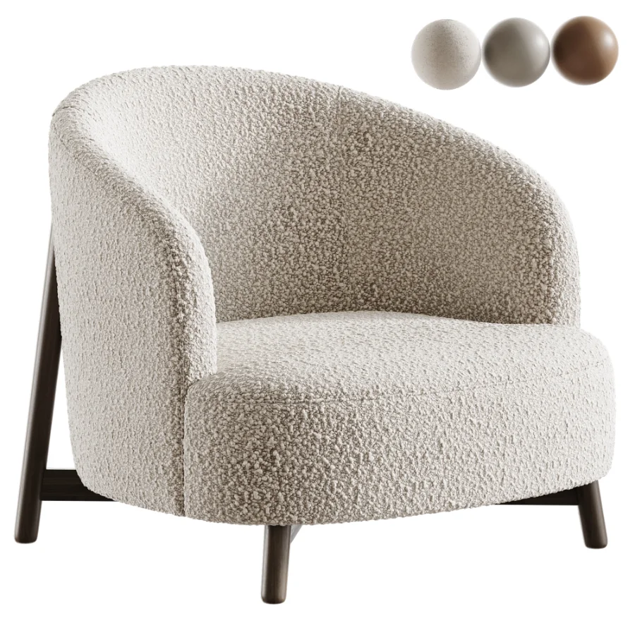 Copine Wood Porada Armchair Image 1