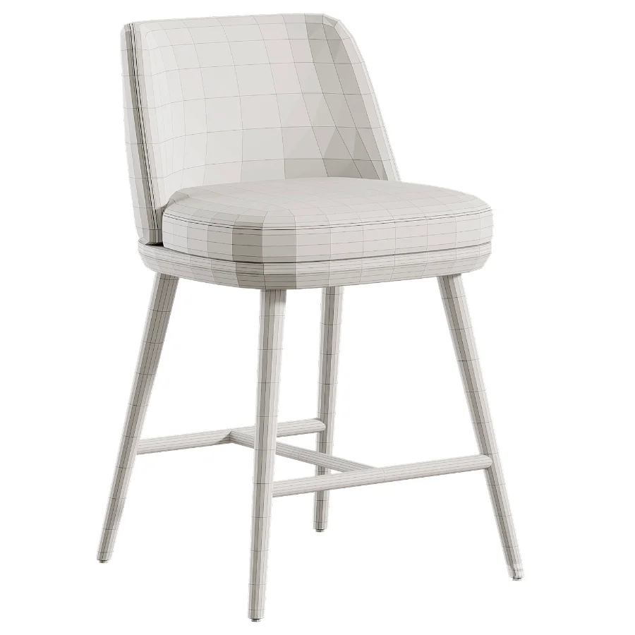 Trentino semi-bar stool Image 4