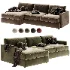 Lounge Deep 2 Piece Sectional Sofa with Chaise Lounge - Thumbnail 3