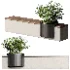 Bench with Plants – Urban Furniture 07 - Thumbnail 1