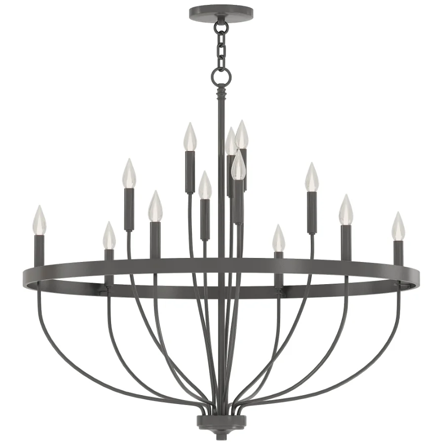 Graceful Curve Chandelier Image 4