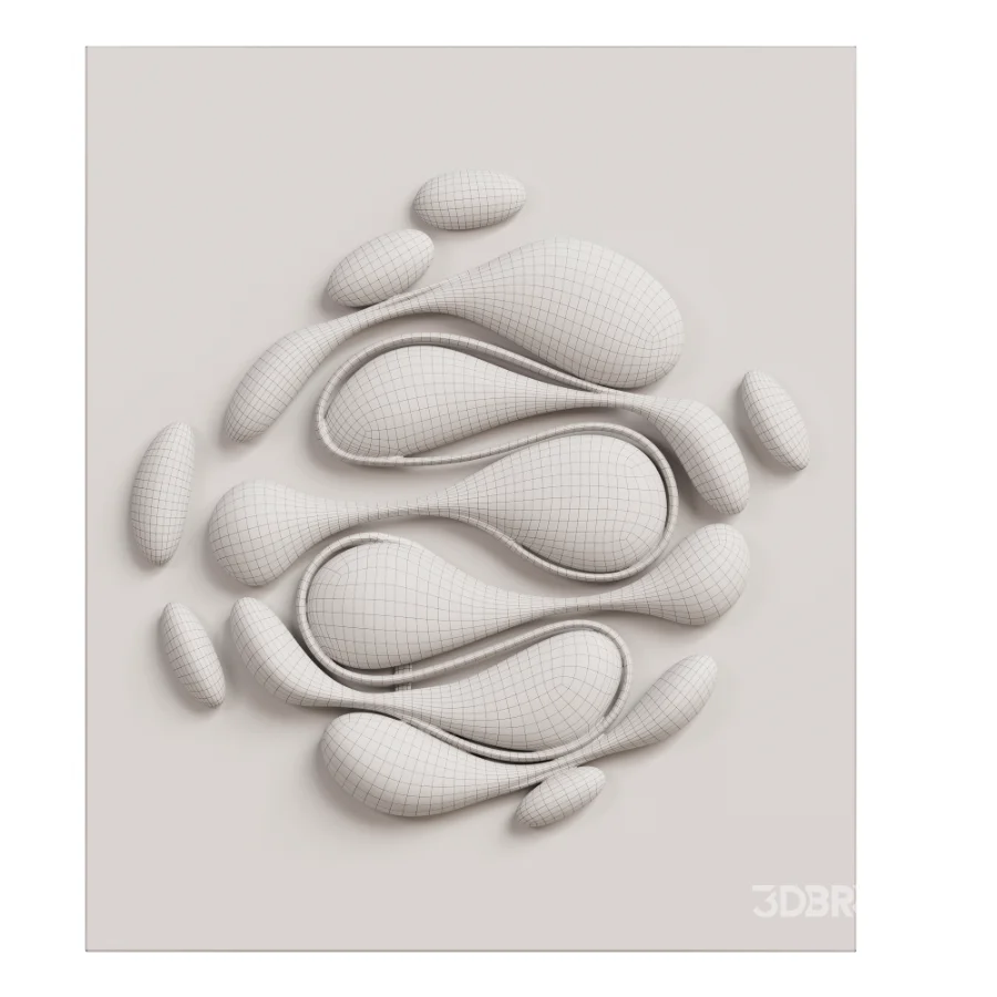 Modern Liquid Gold Flow Wall Decors Image 5