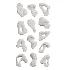 Abstract chrome wall decor 01 - Thumbnail 5