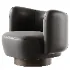 Novara Swivel Accent Chair - Thumbnail 4