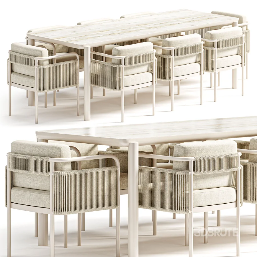 Garden Furniture Part 1 Table Садовая МебельCтол + Стулья Image 1