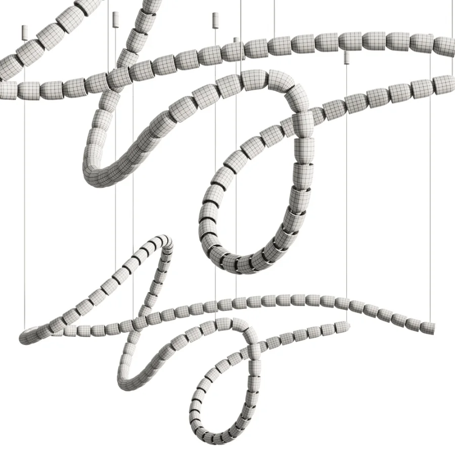 Gabriel Knot LED Chandelier Image 2