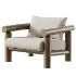 Oxford Wood Armchair - Thumbnail 2