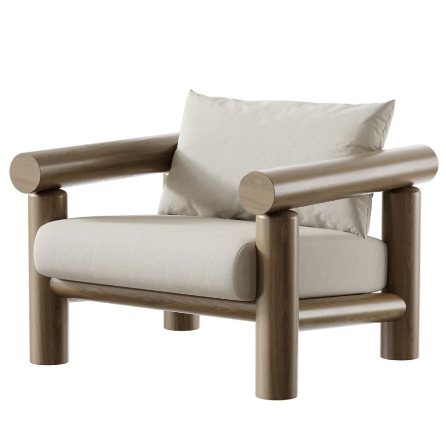 Oxford Wood Armchair Image 2