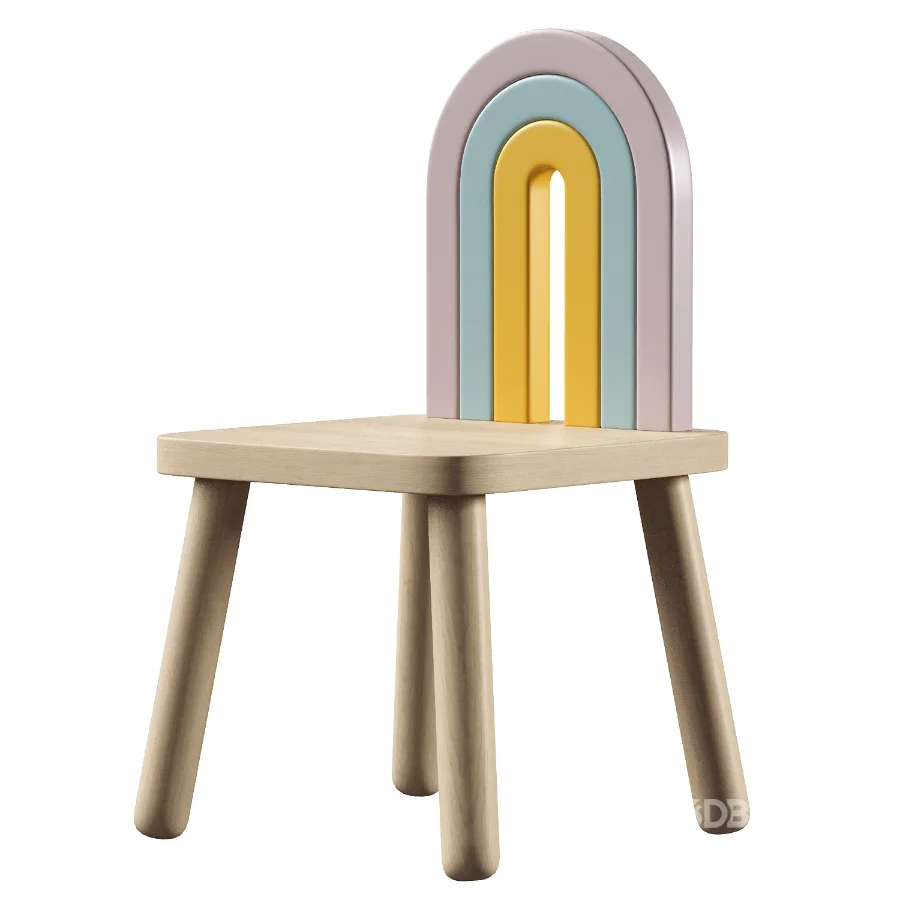 Rainbow Kids Chair Image 4