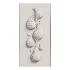 Modern Circular Wall Sculpture with Water Droplet Design DZJ-693 - Thumbnail 5