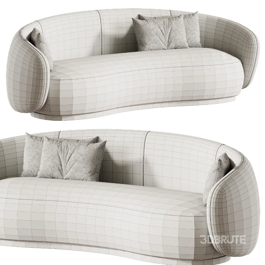 Atelier Curved Sofa Image 2