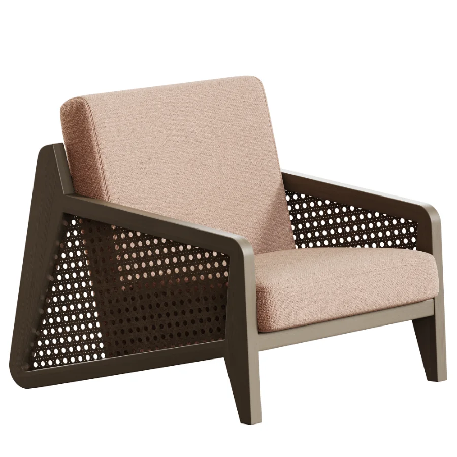 Solid Color Ash Arm Chair Image 2