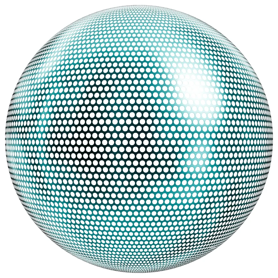 FB327 Metal Patterned circular steel | PBR | 6MAT | 4K Image 3