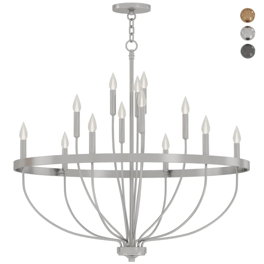 Graceful Curve Chandelier Image 2