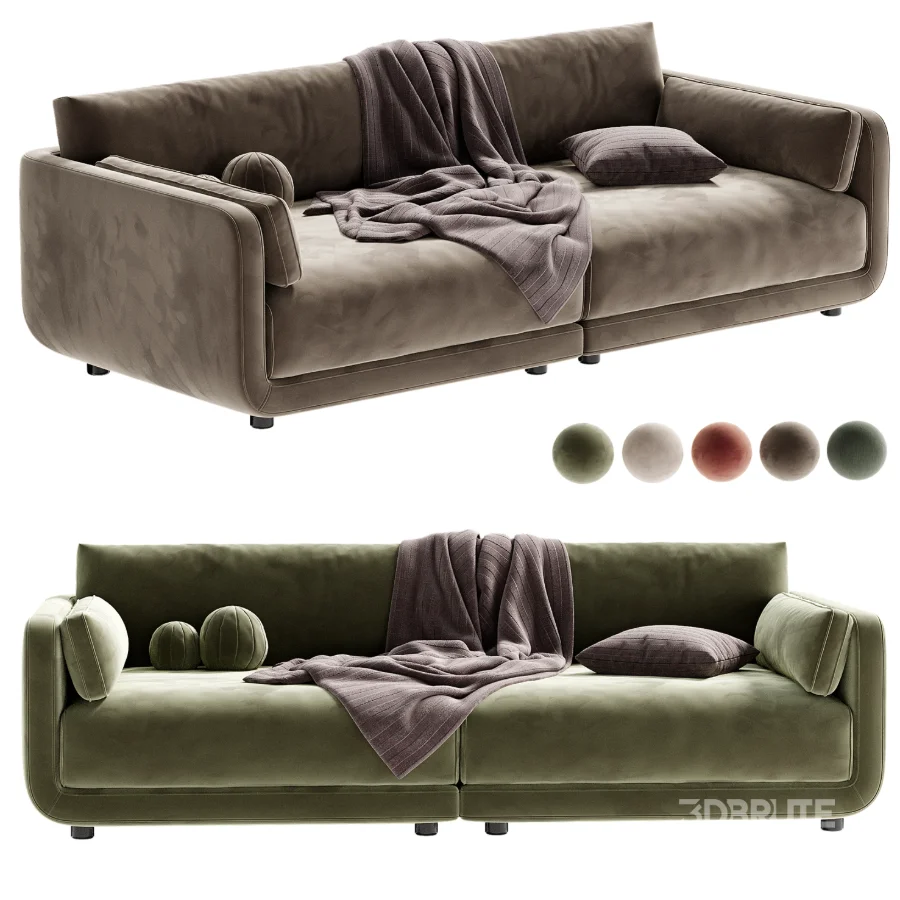 Naples Upholstered Sofa Image 2