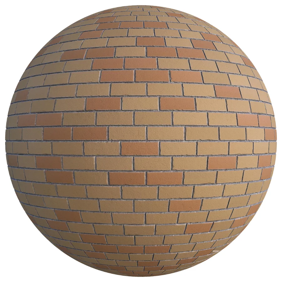 FB24 Brick material in one design | 5 different colors | 4K | PBR Image 5